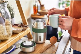 Termoska na jedlo z nehrdzavejúcej ocele v striebornej farbe 400 ml – Black + Blum