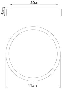 Globo 41586-18 - LED Stmievateľné stropné svietidlo SONNY LED/18W/230V + DO