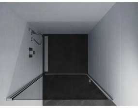 Mexen Pretoria, sprchové dvere do otvoru 70 x 190 cm, 6mm šedé sklo, chrómový profil, 852-070-000-01-40
