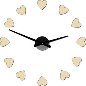 SENTOP | Veľké nástenné hodiny s motívom srdca I SENTOP 12S051 Wall clock HEU- analógové
