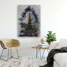 Gario Obraz na plátne Eiffelova veža v hmle - Pau Fernandez Rozmery: 40 x 60 cm