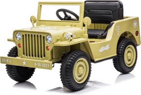 LEAN CARS JH-103 Khaki 4x4 batériové auto