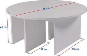 Konferenčný stôl Moira - Wood Black