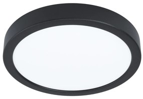 EGLO LED prisadené osvetlenie FUEVA 5, 16,5W, denná biela, 21cm, okrúhle, čierne
