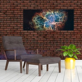 Obraz - Krabie hmlovina (120x50 cm)