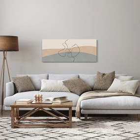 Obraz - Line art bozk (120x50 cm)