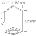 Vonkajšie nástenné svietidlo ONE LIGHT ext. nástenné svietidlo  67426B/AN