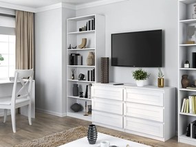 Regál PAPHOS 80 cm bílý