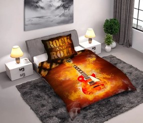 Bavlnená posteľná bielizeň Gitara 160x200 cm