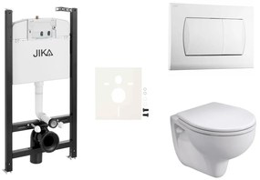 Cenovo zvýhodnený závesný WC set Jika do ľahkých stien / predstenová montáž + WC Bicykel Rekord SIKOJSKOL1