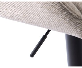 Béžová barová stolička s nastaviteľnou výškou Nolan – Unique Furniture