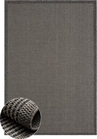 Kusový koberec Pine II schwarz – na von aj na doma, 160x230, čierna, chodba / predsieň, My Flair