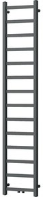 Mexen Bolt, vykurovacie teleso 1800 x 400 mm, 406 W, spodné a stredové, antracitová, W126-1800-400-00-66