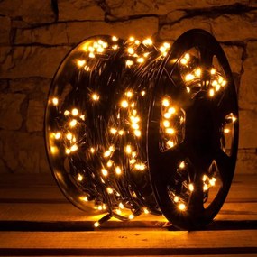 DECOLED LED světelný řetěz 100 m, teple bílá, 1000 diod, IP67, Easy Fix