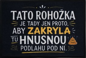 Mercury Flooring, Rohožka Hnusná podlaha 40x60 cm, 40x60, čierna