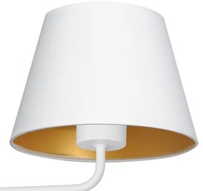 Nástenná lampa ARDEN 1xE27/60W/230V biela/zlatá