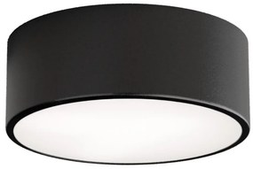 Kúpeľňové stropné svietidlo so senzorom CLEO 1xE27/24W/230V Ø 20 cm IP54 čierne