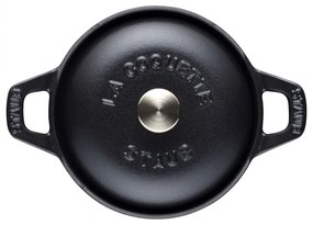 Staub La Coquette Mini okrúhly hrniec 12 cm/0,5 l čierny, 11741223