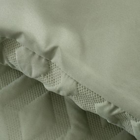 Zelené obliečky na dvojlôžko/predĺžené 230x220 cm Jacob Geo – Catherine Lansfield