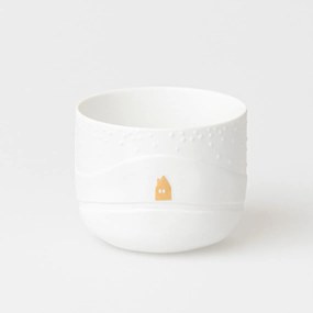 räder Porcelánový svietnik na čajovú sviečku Footprints