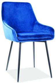 Jedálenská stolička: ALBI VELVET BLUE