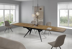 Hranatý rozkladací stôl NIKO 180 cm
