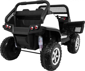 Ramiz Mercedes Benz Unimog elektrické autíčko pre deti biele