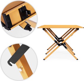 MultiGarden Turistický skladací stôl 120x60 cm s taškou MultiGarden