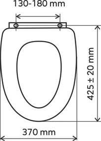 Novaservis - sedátko duroplast, WC/UNIVERSAL
