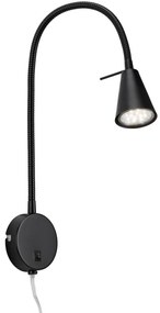 Briloner 2082-015 - LED Nástenná lampa COMFORT LIGHT 1xGU10/5W/230V čierna
