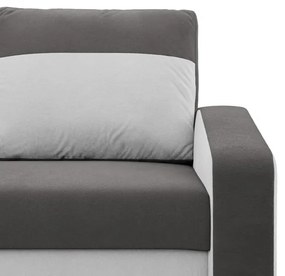 Pohovka ORION sivá / biela