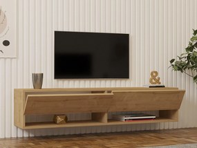 TV stolík/skrinka Sotata (dub zafírový) . Akcia -17%. Vlastná spoľahlivá doprava až k Vám domov. 1095547