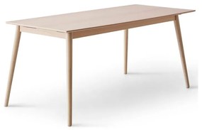 Rozkladací jedálenský stôl s doskou v dubovom dekore v prírodnej farbe 90x165 cm Meza – Hammel Furniture