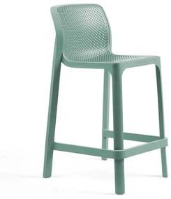 NET STOOL MINI záhradná barová stolička bez podrúčok tortora