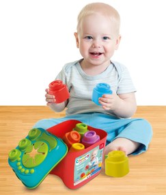 Clemmy baby - senzorické vedierko s kockami