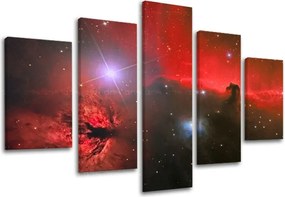 Obraz na stenu 5 dielny VESMÍR GA004E50