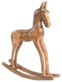 Vianočná figúrka MANGOS hojdací kôň 711527