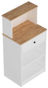 Komoda Mokka (biela + borovica atlantická) . Vlastná spoľahlivá doprava až k Vám domov. 1102367