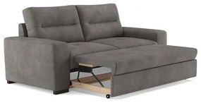 Rozkladacia trojmiestná pohovka COMO tmavošedá