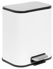Odpadkový kôš SAT biela SATDKOSO5B, 1 ks