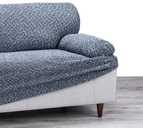 Bielastické poťahy VENEZIA modrá kreslo (š. 60 - 110 cm)