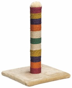 Beeztees Škrabadlo Anja dúhové, 30 x 30 x 45 cm