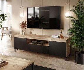 OBÝVACIA STENA / ZOSTAVA LUNGO DUB WOTAN + ČIERNA NA NOŽIČKÁCH