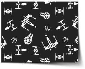 Sablio Plagát Star Wars Vesmírne lode Pattern - 90x60 cm