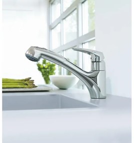 GROHE 32257001 - Drezová batéria EURODISC lesklý chróm