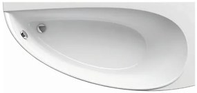 Asymetrická vaňa Ravak Avocado 160x75 cm akrylát pravá CH01000000