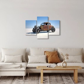 Obraz auta v púšti (90x60 cm)