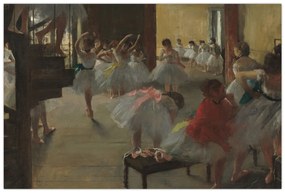 Obraz - Edgar Degas, The Dance Class, reprodukcia (90x60 cm)