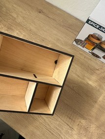 usporadejto.cz 2. akosť - Organizér na fólie/alobal, 4 priehradky do zásuvky, drevený VASKY 13 x 46 cm