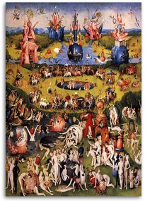 Gario Obraz na plátne Rajská záhrada - Hieronymus Bosch, reprodukcia Rozmery: 80 x 120 cm